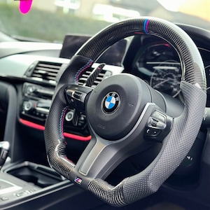 Bmw 5 ,6 and 7 series real carbonfiber steering wheel