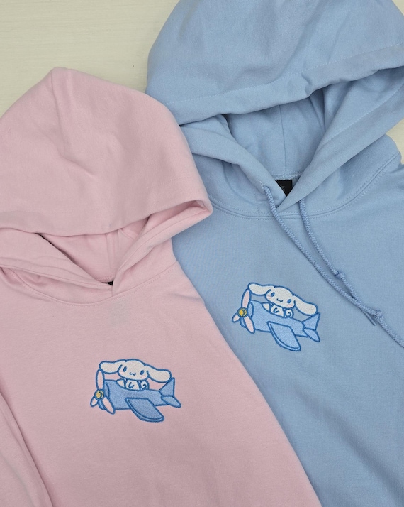 Cinnamoroll Character  Hoodies, Crewnecks, adorable embroidery.