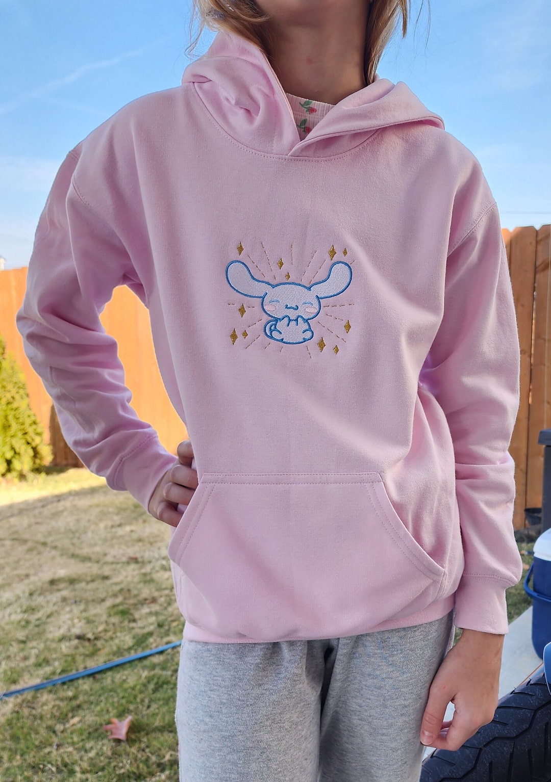 Cinnamoroll Character Hoodie, Crew Sweatshirt - Etsy