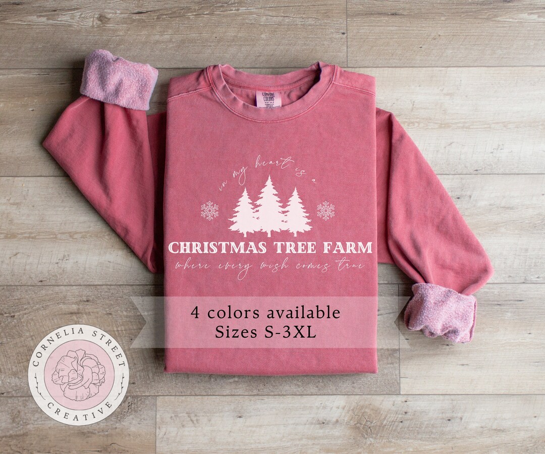 Taylor Swift Christmas Tree Farm Crewneck Sweatshirt Teacher Etsy