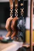 Handcrafted Genuine Leather Taiyaki Coin Purse, Leather Taiyaki Bag Charm, Leather Coin Pouch Bag, Snapper Fish Bag, Japanese Leather Purse product logo