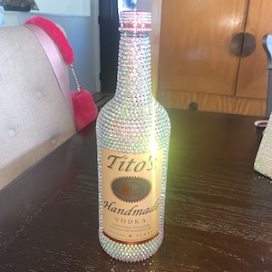 Blinged Tito’s Bottle