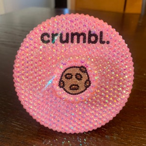 Pink Blinged Crumbl Cookie Cutter