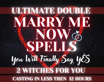 Ultimate Double MARRY ME NOW Spell | Proposal Magic | Wedding Spell | Propose To Me | Marriage Proposal | Marriage Spell | Get Married