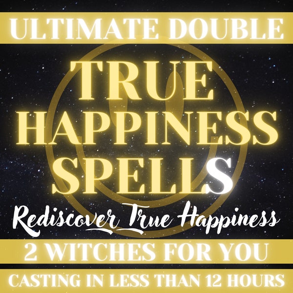 Double TRUE HAPPINES SPELL | Magical Happiness Spell | Positive Energy | Positivity Luck Smile Laugh Happy | Bring Joy | Happy Spell