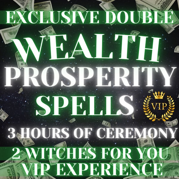 Exclusive WEALTH PROSPERITY SPELL | Attract Money and Abundance Spell | Financial Success | Wealth Manifestation | Positive Energy | Rich