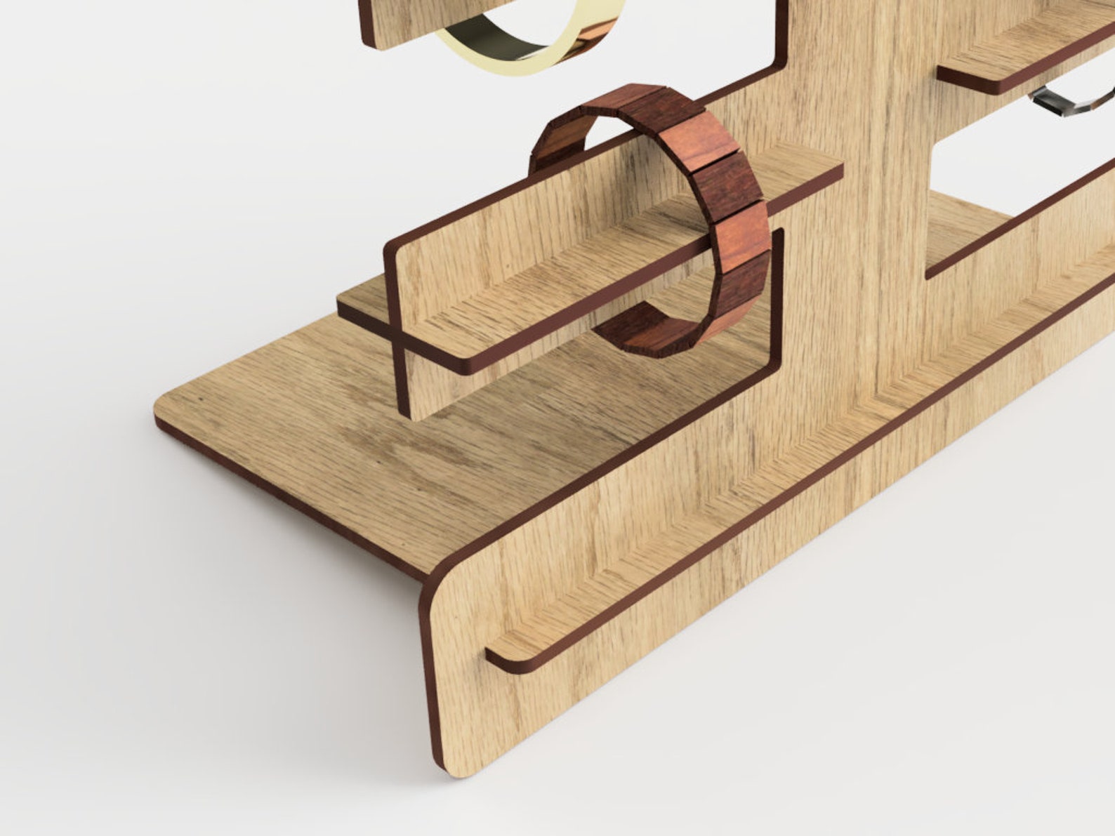 Bracelet Rack Laser Cut File • Bracelet Stand SVG • Bracelet Display ...