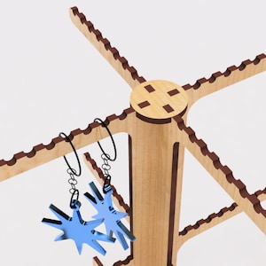 Retail Keychains Stands Round Retail Stand for Keychains Laser Cut 2 Sizes • Jewelry Display ...