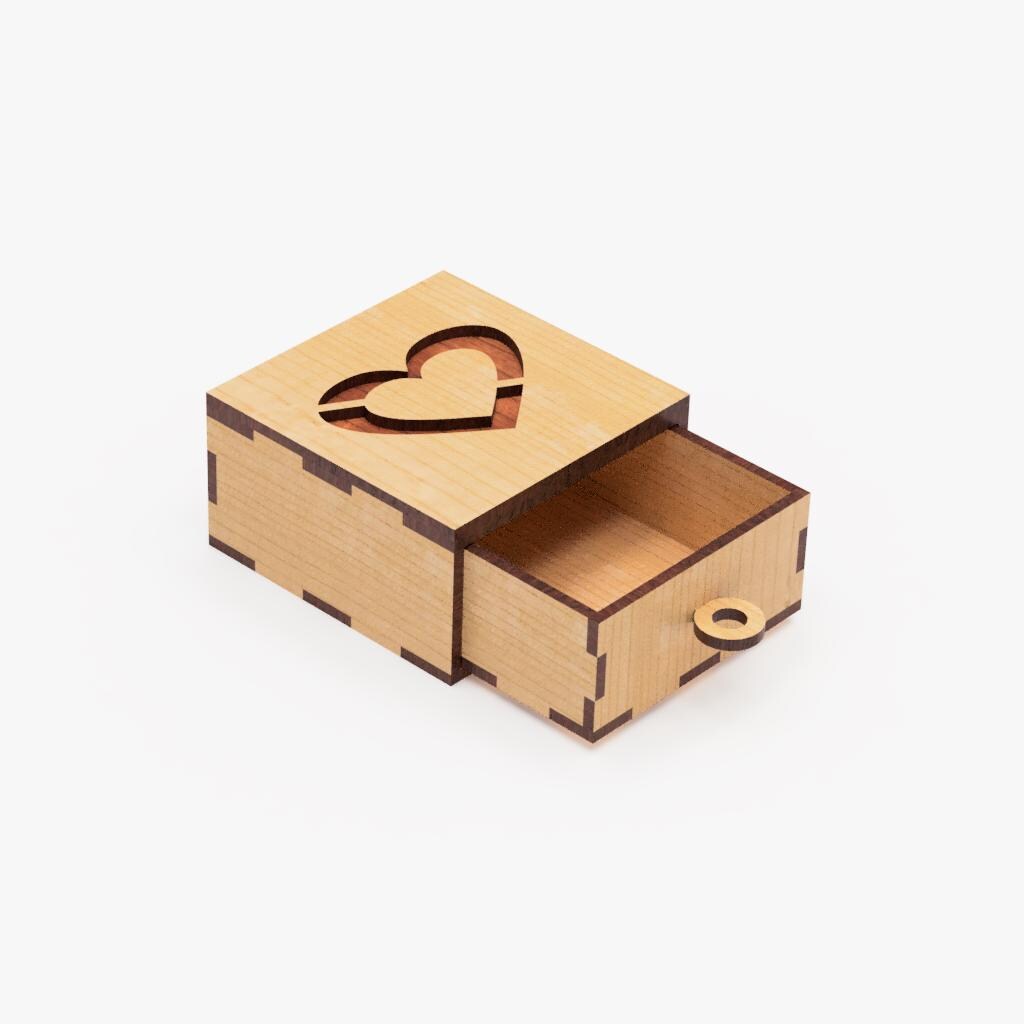 Decorative Gift Box Laser Cut Files, Set Drawer Boxes With Patterns ...