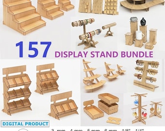 157 Display Stand Bundle Laser cut files