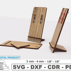 Présentoir paire de boucles d'oreilles fichier SVG découpé au laser • Organiseur de boucles d'oreilles DXF • Dessin numérique de vitrine de boucles d'oreilles • Gabarit de découpe laser