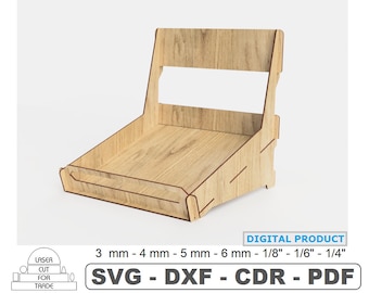 Sales Tray Laser Cut Files • Showcase for Vegetables and Fruits digital file • Market Showcase Stand SVG