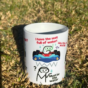 Charles Leclerc Funny Mug – "I Have the Seat Full of Water" & "Words of Wisdom" – F1 Viral Audio Cup, Formula 1 Gift - F1 Lover Gift-Leclerc image 5