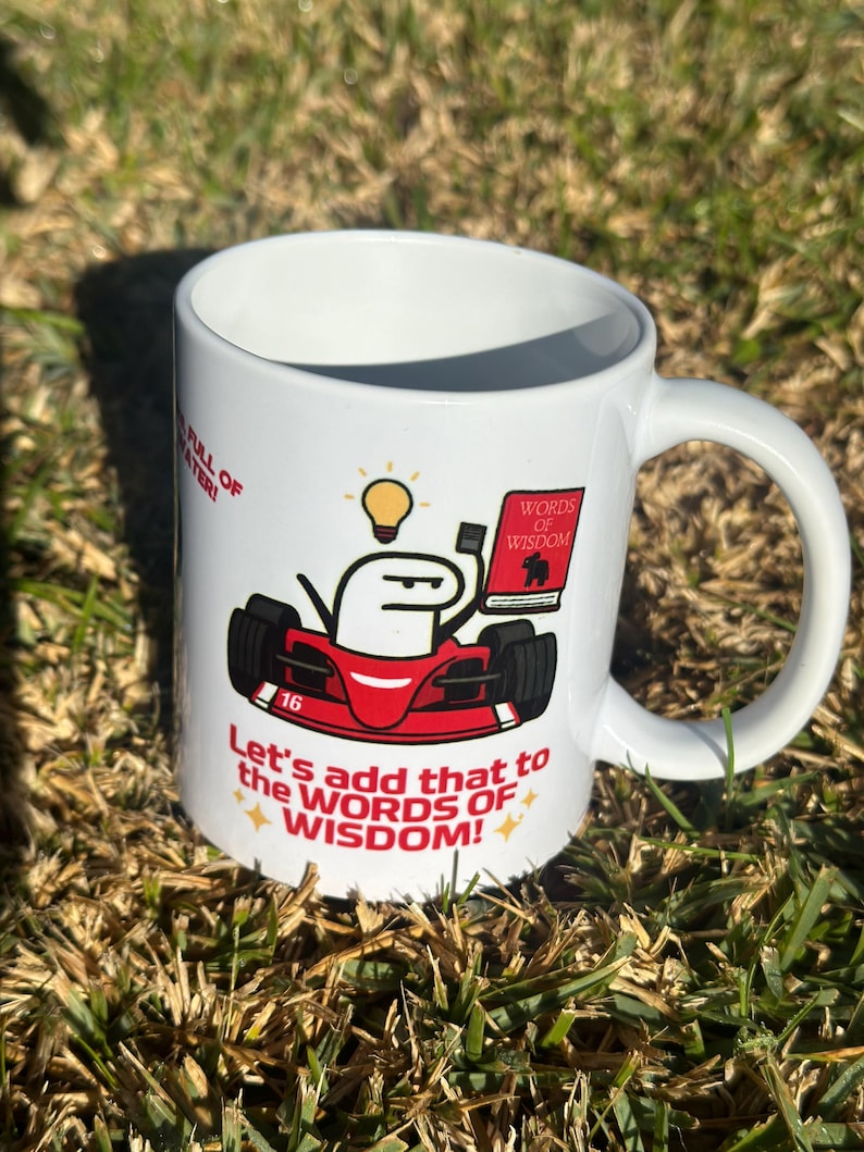 Charles Leclerc Funny Mug – "I Have the Seat Full of Water" & "Words of Wisdom" – F1 Viral Audio Cup, Formula 1 Gift - F1 Lover Gift-Leclerc image 9