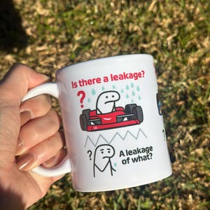 Charles Leclerc Funny Mug – "I Have the Seat Full of Water" & "Words of Wisdom" – F1 Viral Audio Cup, Formula 1 Gift - F1 Lover Gift-Leclerc image 7