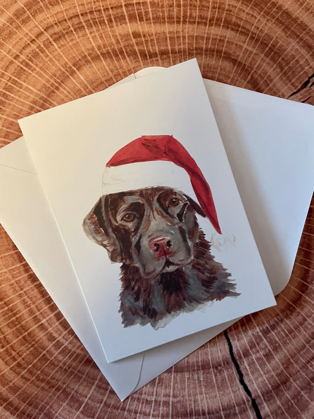 Hunde Weihnachtskarten 3er Set Etsy.de
