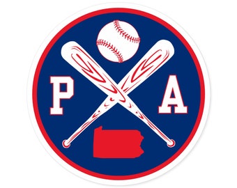 Philadelphia Phillies MLB Baseball Round Sticker