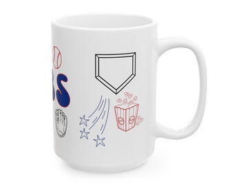 Chicago Cubs MLB Baseball 15oz Ceramic Mug