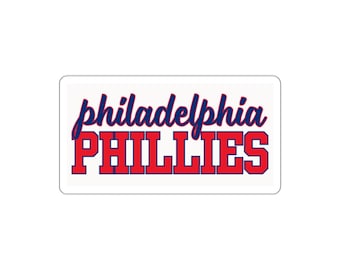 Philadelphia Phillies MLB Baseball Rectangular Sticker