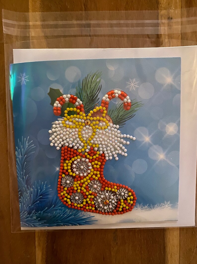 Christmas Card Diamond Art - Etsy UK