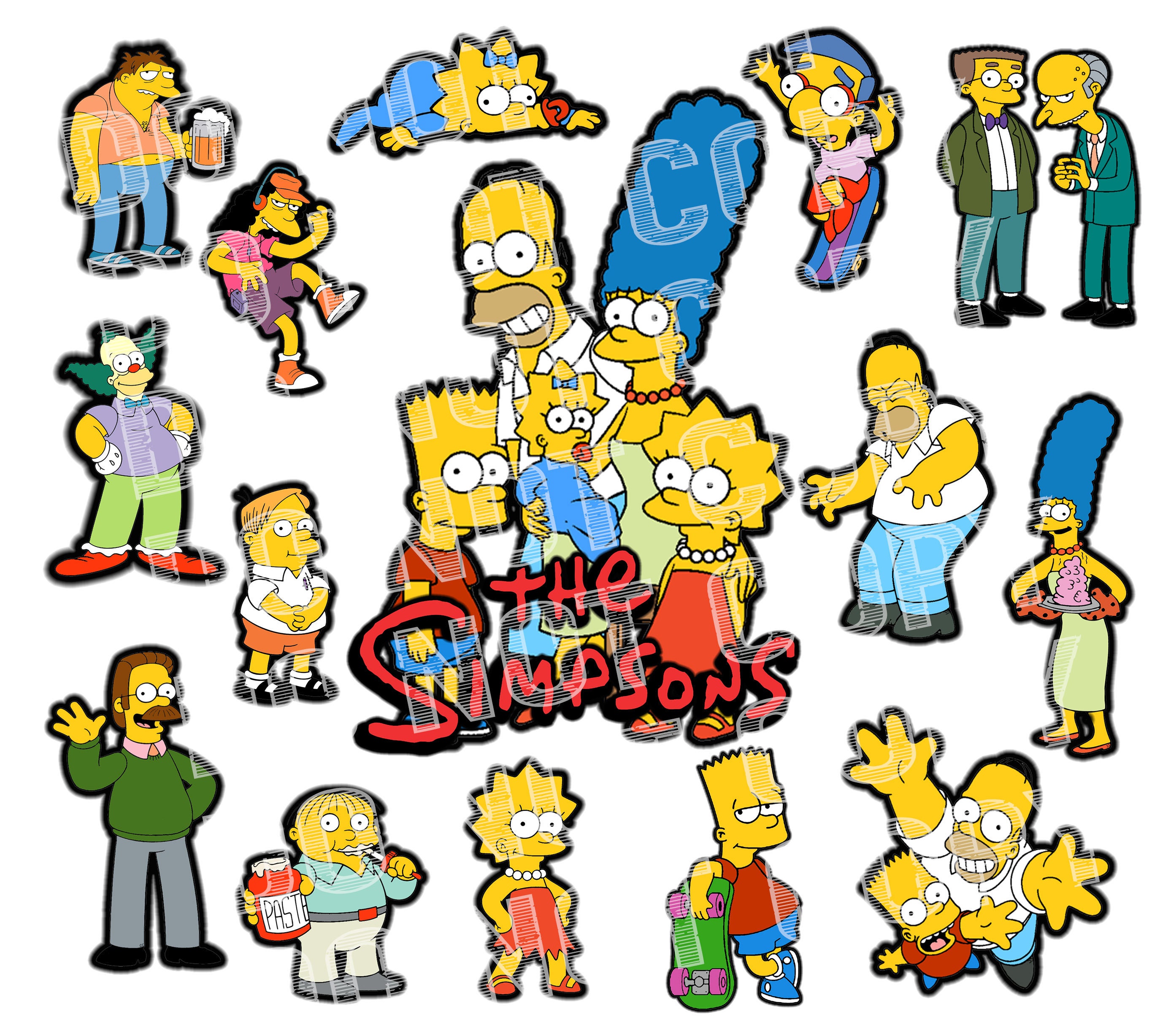 Simpsons 20oz Tumbler Wrap - Etsy