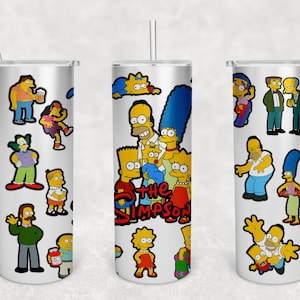 Simpsons 20oz Tumbler Wrap