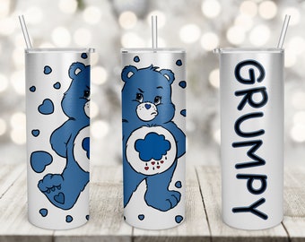 Grumpy Carebear 20oz Tumbler Wrap