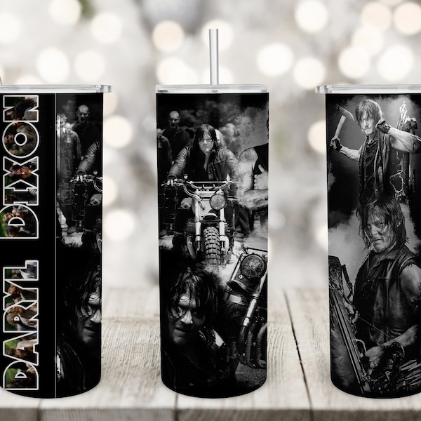 Daryl Dixon 2- 20oz Tumbler Wraps