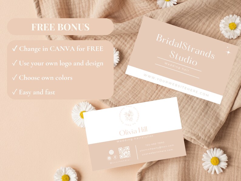 hair business cards