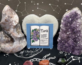 Earth Sign Sticker | Zodiac Vinyl Decal, Astrology Gift
