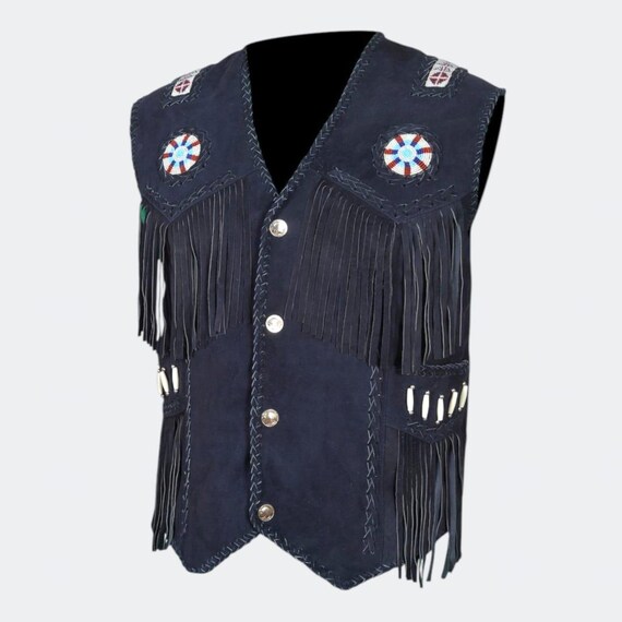 Gilet Sans Manches En Daim Bleu Pour Femme – Taille M – Léger, Débardeur, Bleu