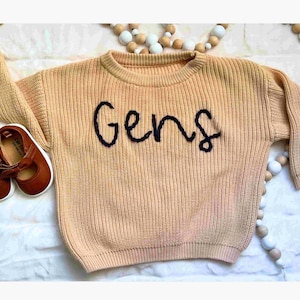 LOCAL PICK UP - School Spirit Toddler/Baby Sweaters - Hand Embroidered - Baby Gift