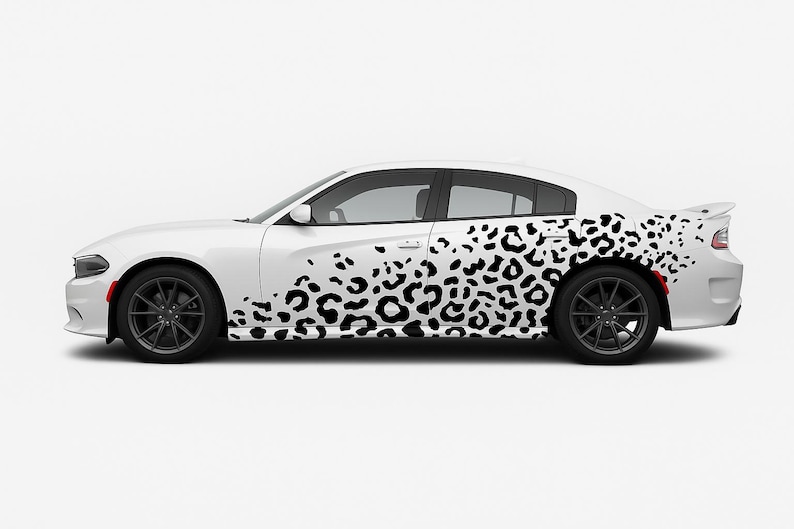 Leopard Print Car Wrap Decal: Universal Fit Vinyl Sticker - Etsy