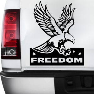 America Eagle Decal Stickers Patriotic Vinyl Decal for Trucks, SUV, Wall