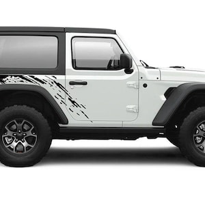 Off-Road Mud Splash Side Decal – Rugged Vinyl Graphic for SUVs & Adventure Rigs