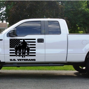 US Veterans Decal Stickers Patriotic Vinyl Decal for Trucks, SUV, Wall