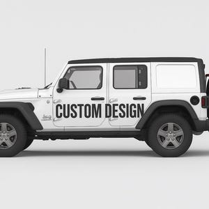 Custom Vinyl Decal Large | Personalized Car Sticker for SUV & Truck, Durable Waterproof Vehicle Graphic Design