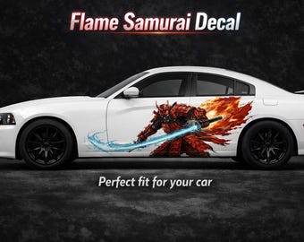 カーステッカー サムライカーラップ、日本のアニメ車両ビニールステッカー - Etsy 日本