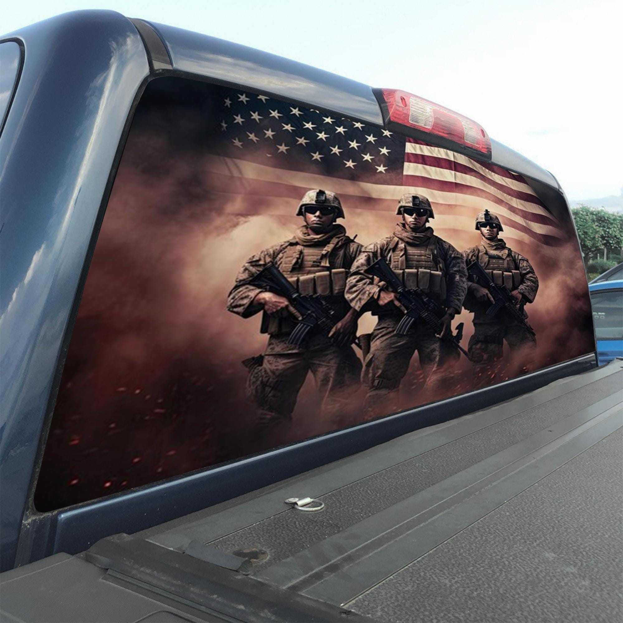 Waterproof Sticker US Army Veteran Vinyl Sticker Decal