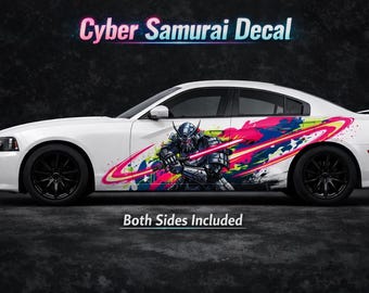 サムライカーラップ、日本のアニメ車両ビニールステッカー - Etsy 日本