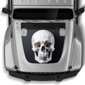Kühlermotiv-Aufkleber passend für Wrangler Wrangler - Aggressiver Gothic Style Vinyl-Aufkleber