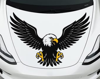 Weißkopfseeadler-Vinyl-Aufkleber - Front- oder Frontaufkleber