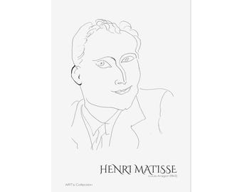 Louis Aragon (1943) by Henri Matisse / Printed poster - ART's Collection series
