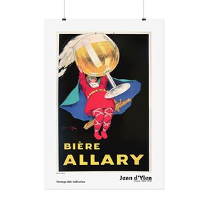 Biere Allary by Jean d&#39;Ylen / Poster - Vintage Ads Collection Series