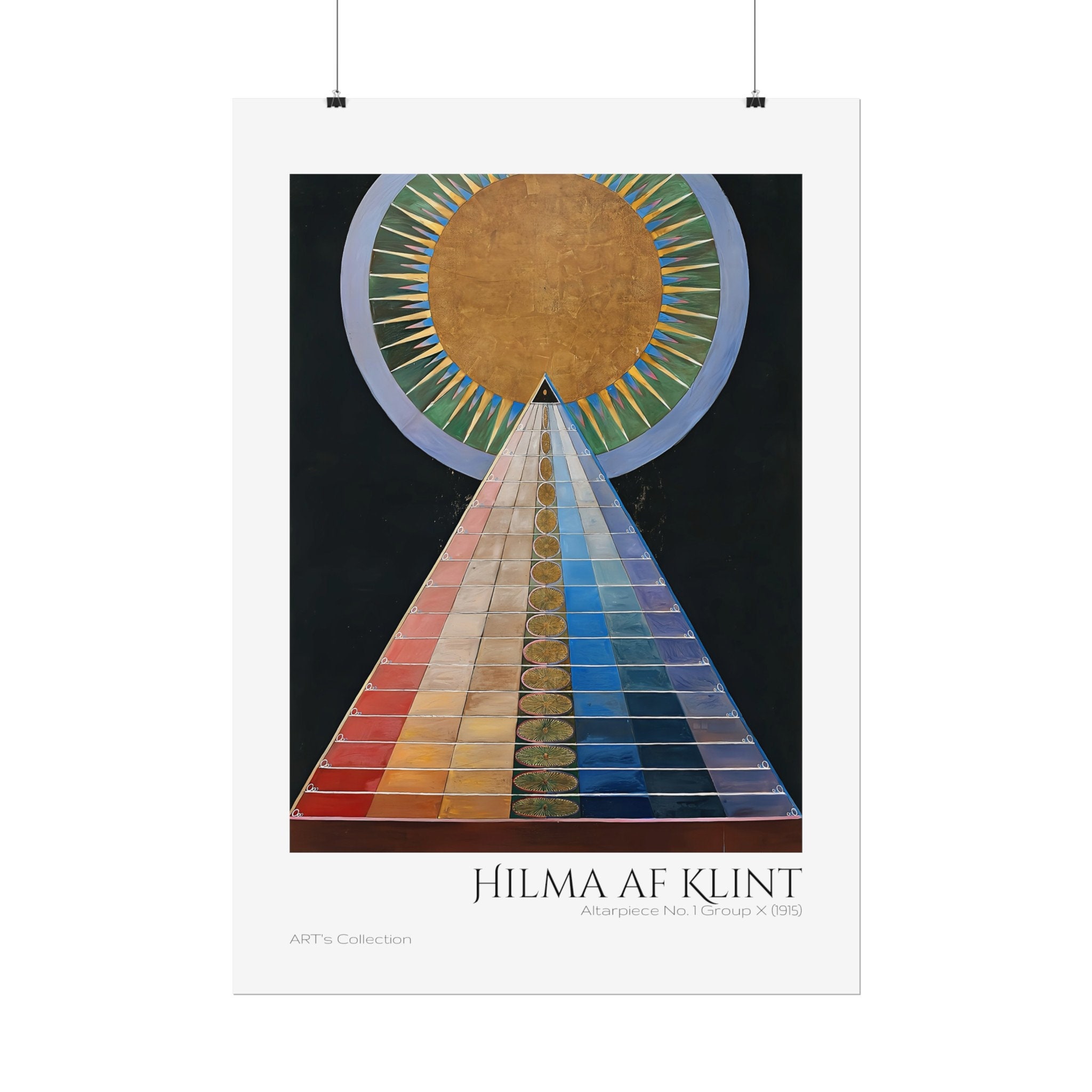 Altarpiece No. 1 Group X (1915) by Hilma Af Klint / Poster - Art's