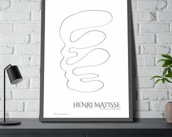 Arabesque (1945-1946) by Henri Matisse / Framed Poster ART's Collection series