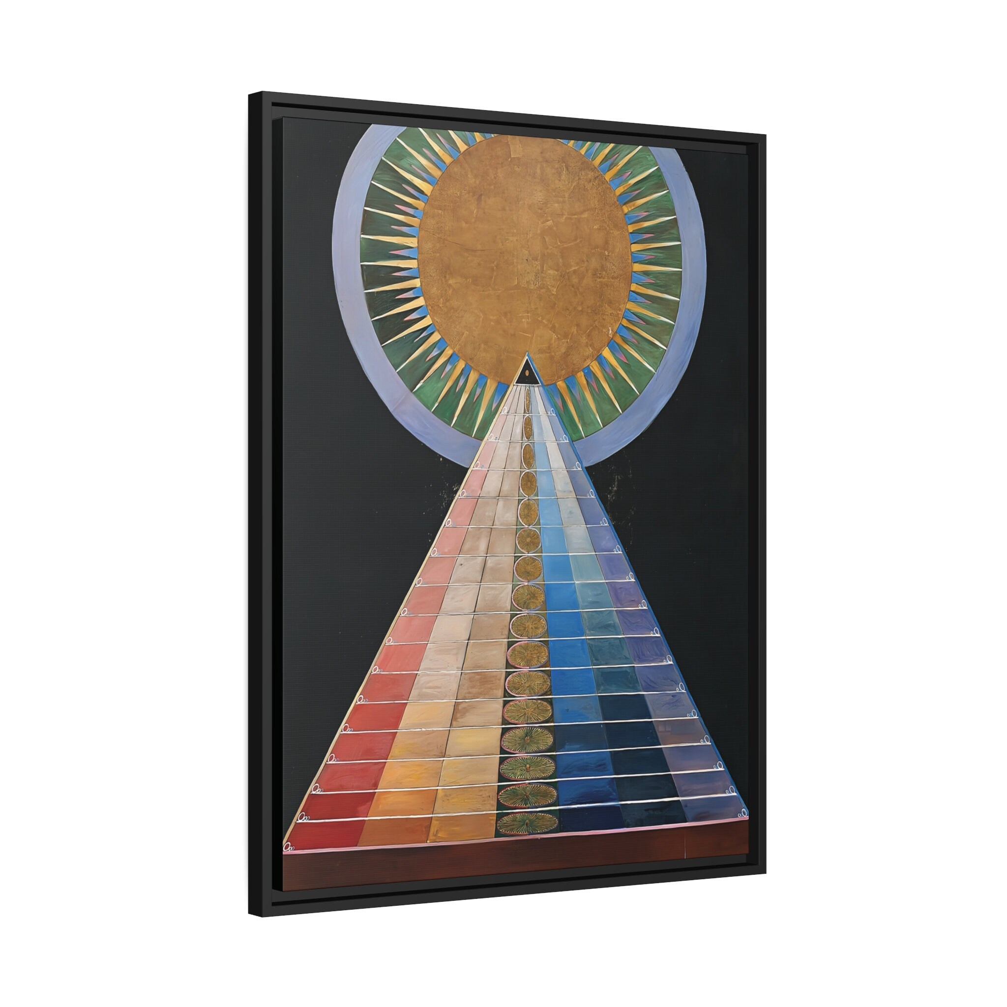Altarpiece No. 1 Group X (1915) by Hilma Af Klint / Framed Canvas Altarpiece No. 1 Group X (1915) by Hilma Af Klint / Framed Canvas