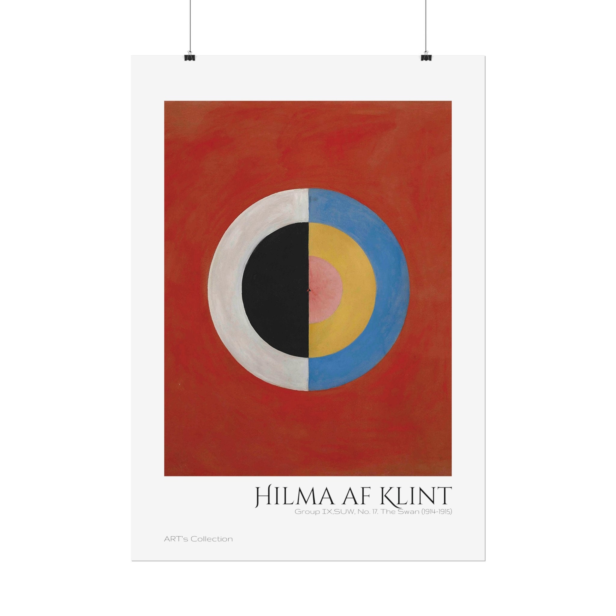 Group IX,SUW, No. 17. the Swan (1914-1915) by Hilma Af Klint