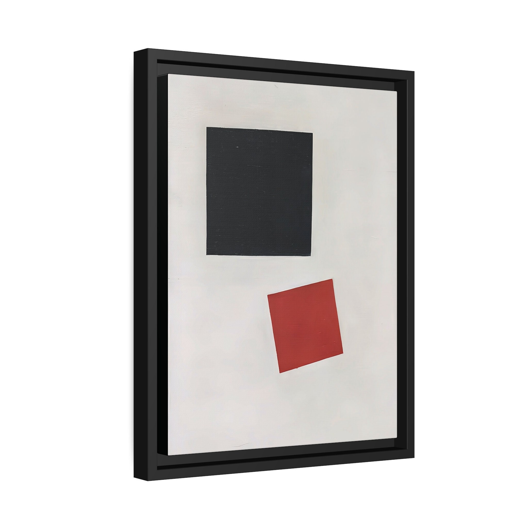 Kazimir RED&BLACK between Conflict The 絵画 Malevich Art Suprematism Oval, Red on Cross Black Print: 絵画