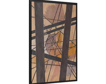 Raum-Kraft Komposition (1921-22) by Lyubov Popova / Toile encadrée sur caisse américaine
